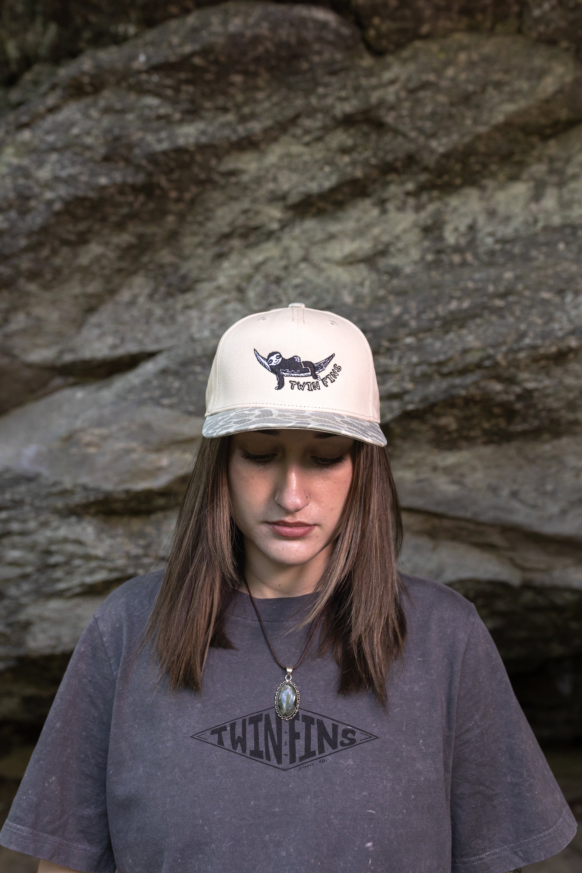 2Tone Camo Sloth Cap