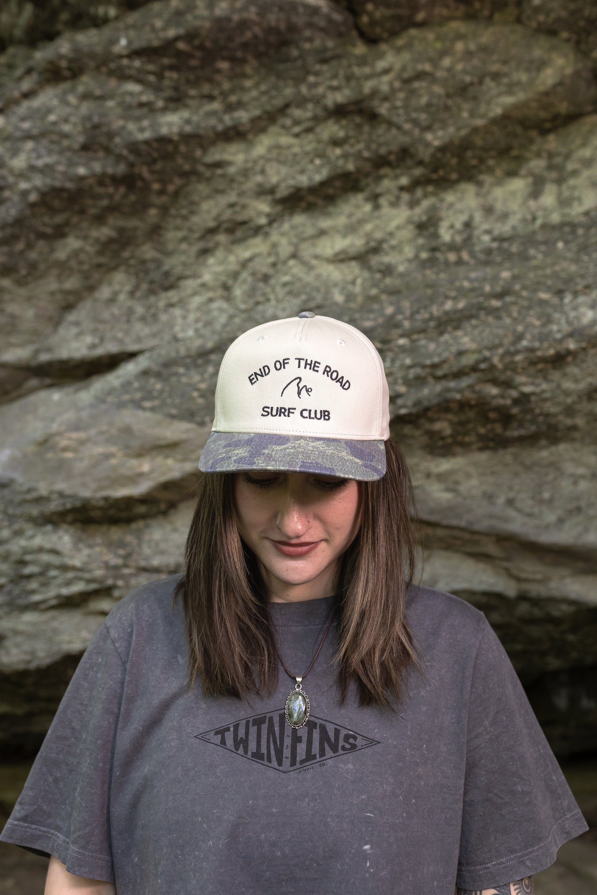 2Tone Surf Club Camo Cap