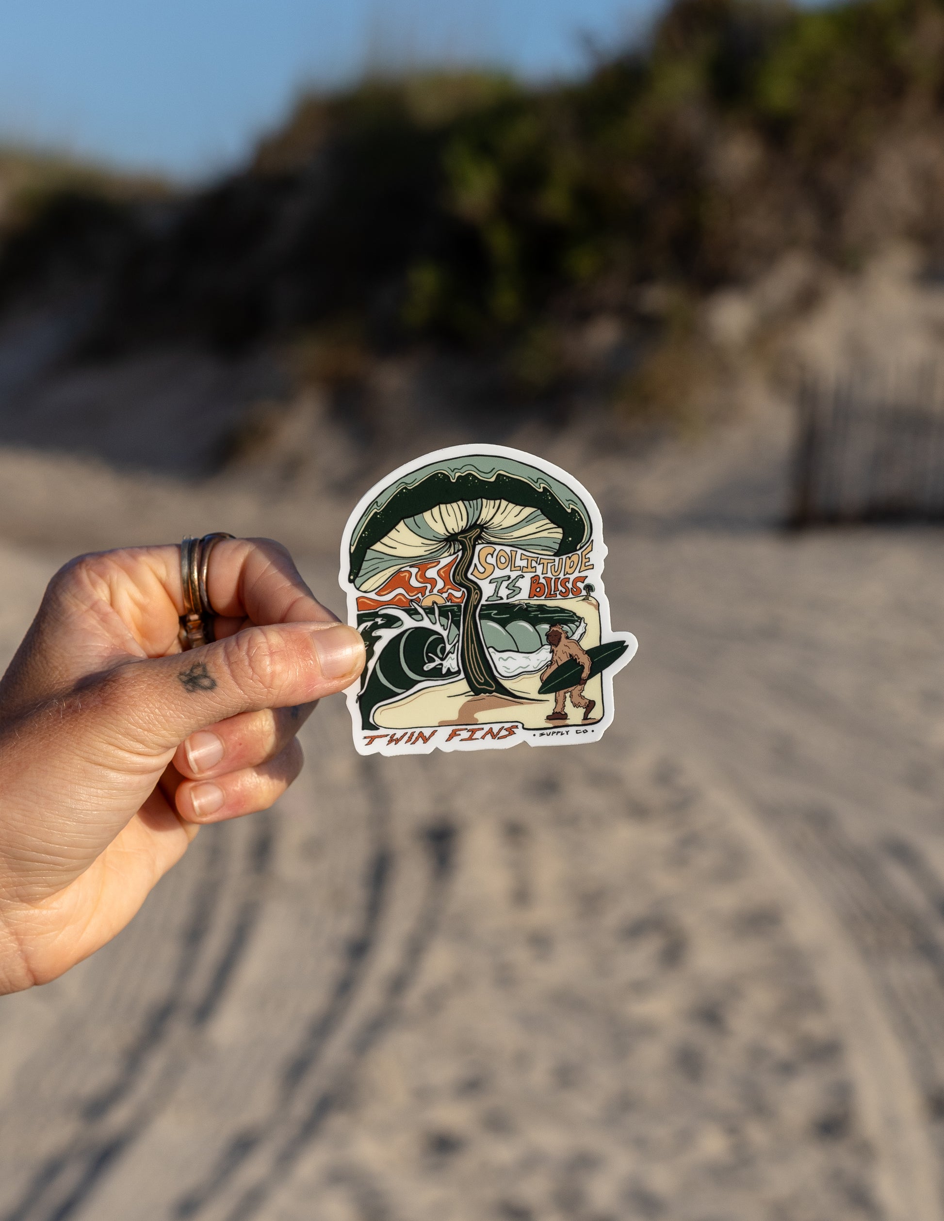 Solitude Is Bliss - Sticker