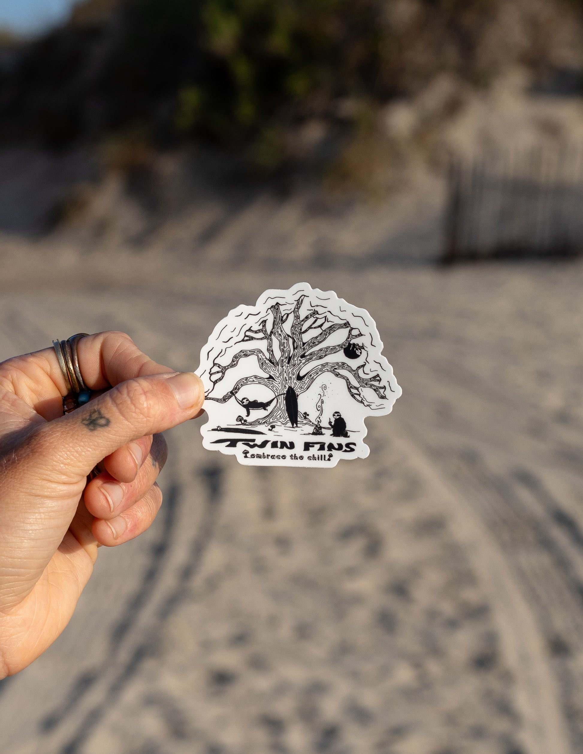 Embrace The Chill - Sticker