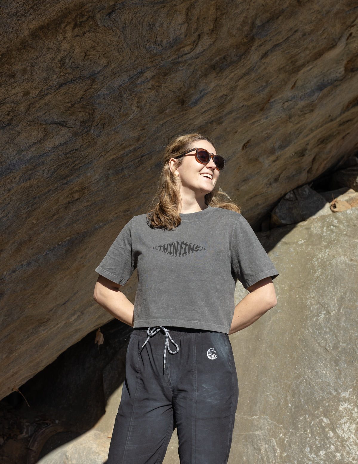 Horizons Stone Wash Crop