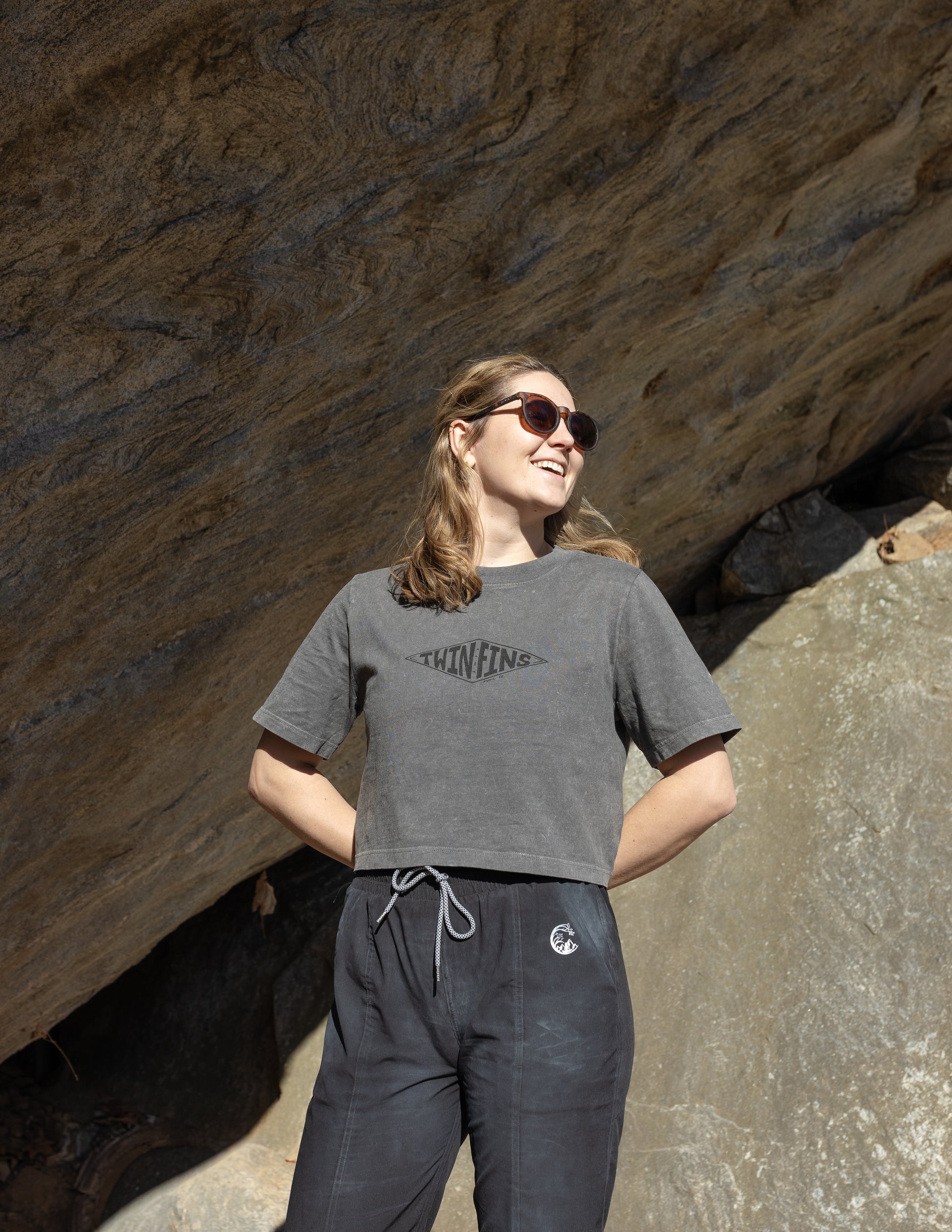 Horizons Stone Wash Crop