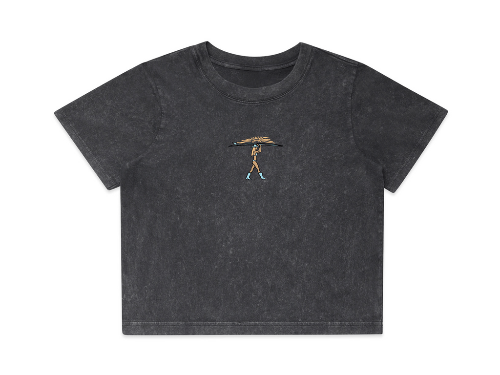 End Of The Road Partner Premium Stone Wash Crop