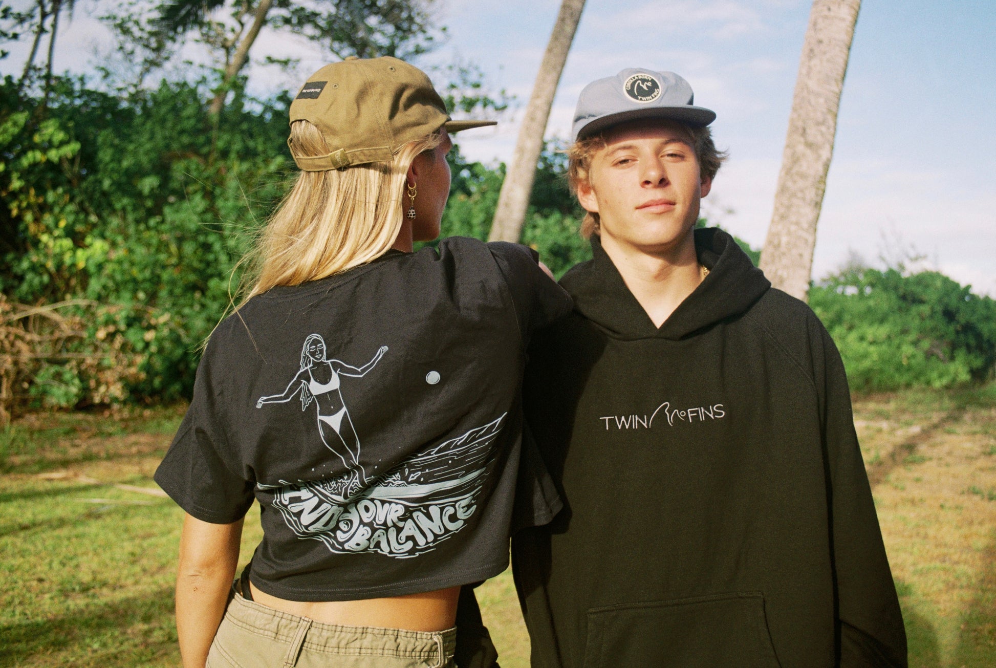 Find Your Balance Crop Tee